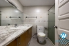 High floor apartment fully furnished new modern four bedrooms for rent E4 ciputra